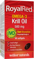 Webber Naturals Omega-3 Krill Oil 500mg 60 tobolek