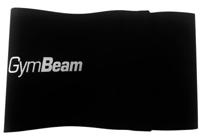 GymBeam Bedrový neoprénový pás Simple black – délka 100cm
