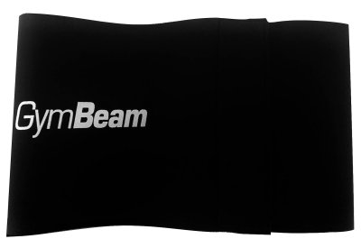 GymBeam Bedrový neoprénový pás Simple black – délka 80 cm