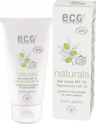 Eco Cosmetics Denní tónovací a opalovací krém SPF 15 BIO 50ml