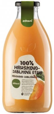 Zdravo Šťáva 100% hruškovo-jablková 750 ml