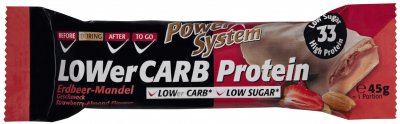 Power System LOWER CARB Protein Bar 33% 45g