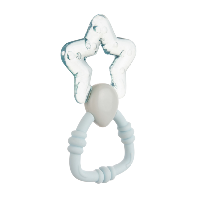 Canpol babies Chladící kousátko s chrastítkem magická hůlka modrá