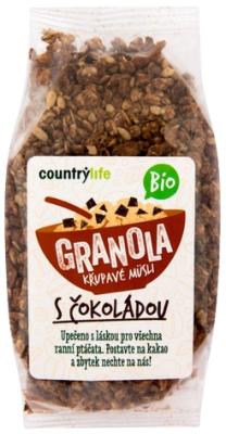 Country Life Granola - Křupavé müsli s čokoládou BIO 350g