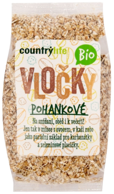 Country Life Vločky pohankové BIO 250g