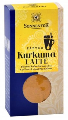 Sonenntor Kurkuma Latte-zázvor Bio krabička 60 g