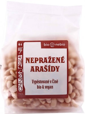 Bio*nebio Bio arašídy loupané nepražené 200g