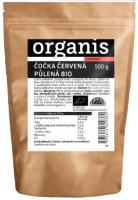 Organis Čočka červená půlená BIO 500g