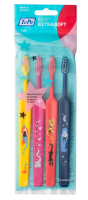 Tepe Zubní kartáček KIDS Extra-soft sáček 3+1 ks