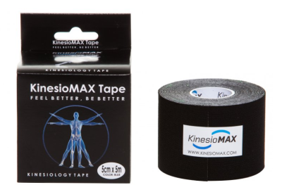 Tejp. KinesioMAX kinesio tape černá 5cmx5m