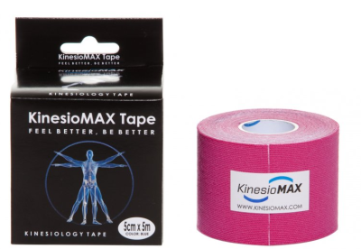 Tejp. KinesioMAX kinesio tape růžová 5cmx5m