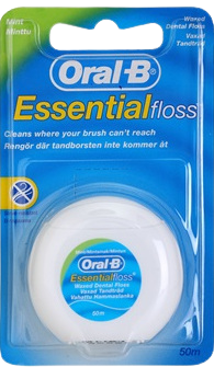 Oral-B Essential voskovaná zubní nit 50 ml mátová
