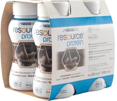 RESOURCE® Protein čokoláda 4x200 ml