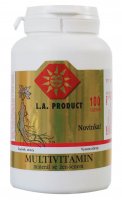 Multivitamin-mineral se ženšenem+ginkgo biloba 100 tablet - Bihophar Gelee Royale - Květový med se ženšenem 500 g