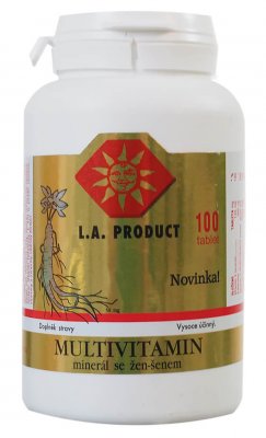 La Product Multivitamin-mineral se ženšenem+ginkgo biloba 100 tablet - Bihophar Gelee Royale - Květový med se ženšenem 500 g
