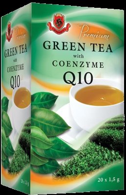 HERBEX Čaj zelený Q10 Premium 20x1.5g