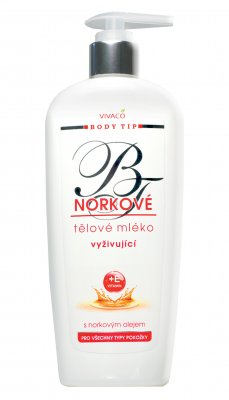 Body Tip Norkové tělové mléko hydr.koenz.Q10 400ml