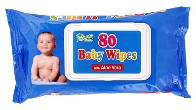 Ubrousky dětské Baby Wipes Aloe Vera 80ks