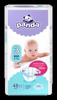 Panda Midi dětské pleny 48ks 5-9kg