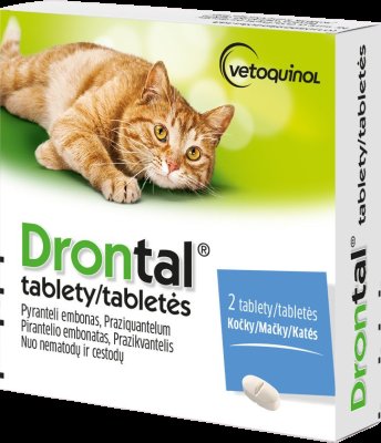 Drontal pro kočky 2 tablety