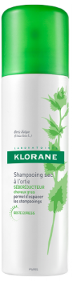 Klorane Ortie Suchý šampon pro mastné vlasy 150ml 1 x 150 ml