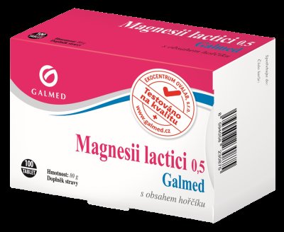 Galmed Magnesii lactici 0,5g 100 tablet