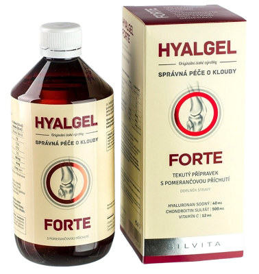 Hyalgel FORTE pomeranč 500 ml