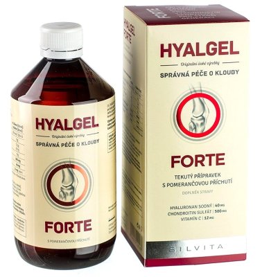 Hyalgel FORTE pomeranč 500 ml