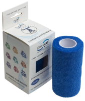 KinesioMAX Cohesive elast.samofix.10cmx4.5m modré
