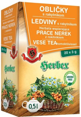 Herbex Ledviny s rakytníkem n.s. pytlíky 20 x 3 g