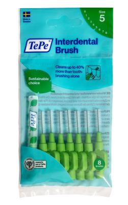 TePe Mezizubní kartáčky zelené 0,8mm 8ks TePe Mezizubní kartáčky zelené 0,8mm 8ks