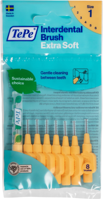 TePe Extra Soft mezizubní kartáčky 0,45 mm 8 ks TePe Extra Soft mezizubní kartáčky 0,45 mm 8 ks