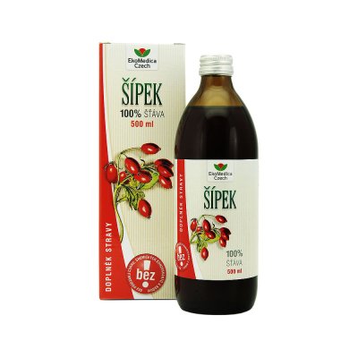 Ekomedica Šípek 100% šťáva ze šípku 500 ml