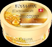 Eveline Cosmetics Extra Soft výživný omlazující krém s arganem a manukou 175 ml Eveline Cosmetics Extra Soft výživný omlazující krém s arganem a manukou 175 ml