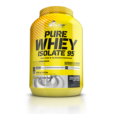 Pure Whey Isolate 95, 2200 g, Olimp, Jahoda