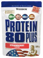 WEIDER Protein 80 Plus strawberry sáček 500 g