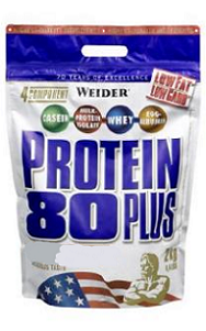 WEIDER Protein 80 Plus vanilla sáček 2000 g