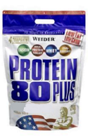 WEIDER Protein 80 Plus strawberry sáček 2000 g WEIDER Protein 80 Plus strawberry sáček 2000 g