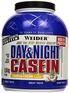 100% Casein, Weider, 1800 g, Vanilka