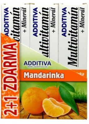 Sada Additiva MM 2+1 mandarinka šumivé tbl.3x20ks