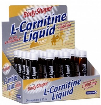 Weider L-Carnitine Liquid 1x25ml Peach
