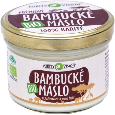 Purity Vision Fair Trade Bambucké máslo BIO 200ml