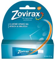 Zovirax 50mg/g, krém při oparech na rtu 2 g