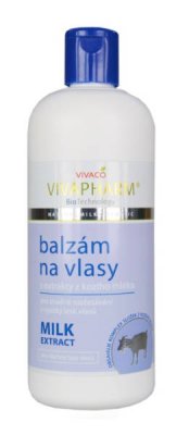 VIVAPHARM Balzám na vlasy s extrakty z kozího mléka 400 ml