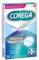 COREGA Whitening Čistící tablety 30 ks