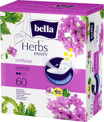 Bella Herbs Verbena slipové vložky 60 ks
