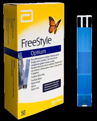 Abbot FreeStyle Optium testovací proužky 50 ks