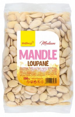 Wolfberry Mandle loupané 500 g