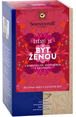 Sonnentor Bio bylinná směs s ovocem Být ženou 18 x 1.7 g