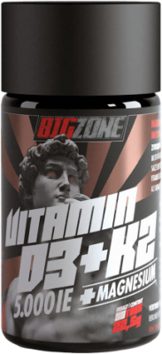 Big Zone Vitamin D3 + K2 + Magnesium 90 tablet